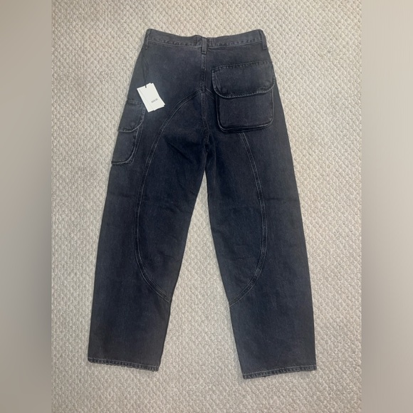 AGOLDE Cass cargo jeans Black size 26 NWT - Picture 10 of 16